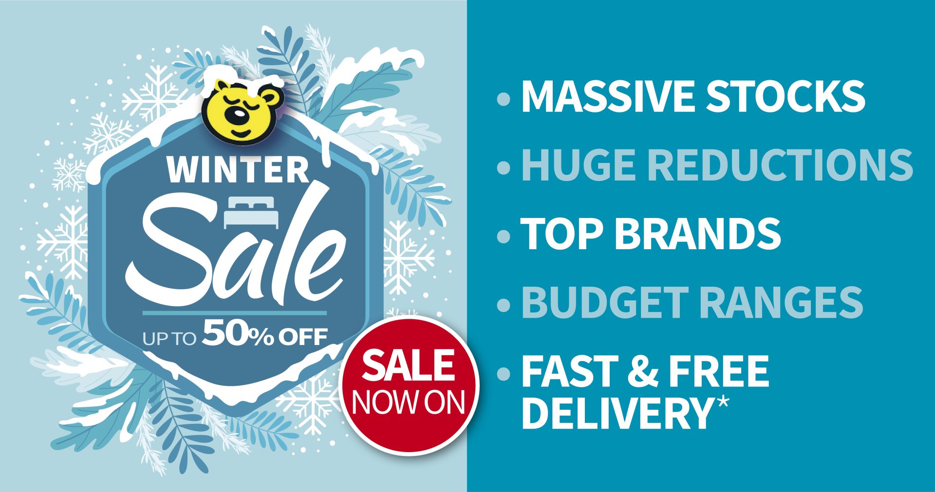 Winter bed sale now on