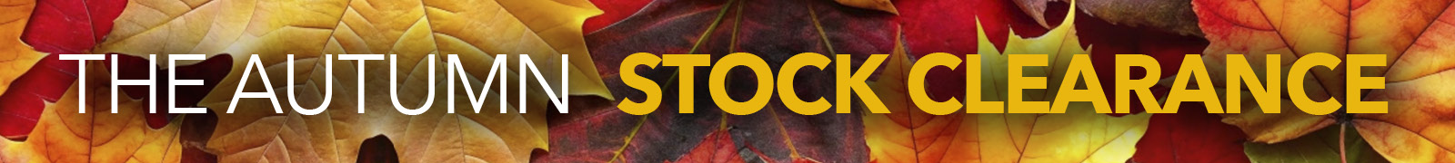 Autumn Clearance 2025