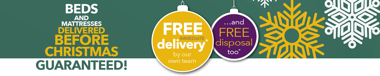 Beds delivered before Christmas